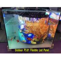 Pantalla LED Flexible Ultrafina para Interiores, X SMD a Todo Color, Video Wall LED para Fondo de Sala de Exposiciones
