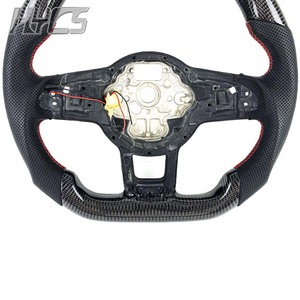 Tùy chỉnh sợi carbon chỉ đạo Wheel cho Volkswagen Golf 7 MK7 mk7.5 Passat B8 MK2 GTI Scirocco Polo GTS <span class=keywords><strong>r</strong></span> Dòng 2014 2015 2016 - Product Image 5