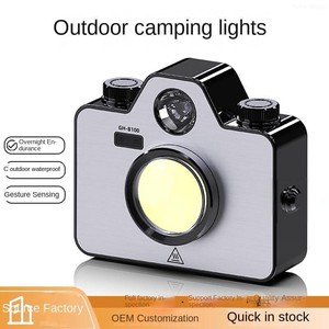Lampe de poche LED portable rechargeable pour le camping, mini lampe de poche suspendue, indice de protection IP44, intensité réglable, garantie de 2 ans pour les situations d'urgence en extérieur - Product Image 2