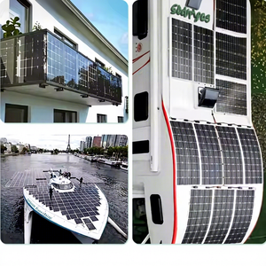 Panneau solaire flexible ETFE 60W 200W 300W 500W 1000W, <span class=keywords><strong>module</strong></span> PV incurvé semi-flexible, kit pour système d'énergie solaire pour camping-car et bateau - Product Image 4