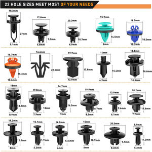 680pcs मिश्रित ऑटो बांधनेवाला पदार्थ क्लिप कार शरीर पुश अनुचर पिन कीलक बम्पर दरवाजा ट्रिम पैनल धारक बांधनेवाला किट कार सामान - Product Image 2