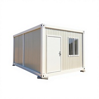 Maison conteneur préfabriquée sur mesure à assemblage rapide, modèle en acier coloré 6*3*2.8 pour bureau ou chantier de construction