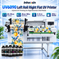 Printer UV Flatbed Crystal Label 6090 Roll to Roll Lebar 30cm Panjang 100m untuk Pencetakan Stiker dan Label Transfer UV DTF
