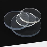 Vente en gros Ornements suspendus en acrylique transparent de 10cm Décorations festives de boules et d'arbres de Noël