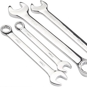 Juego de Llaves Combinadas de 6-32 mm, Acero Cr V Cromado, 6-10-12-14-17-19-22-24-27-30-32 mm, Llave Inglesa para Automóvil - Product Image 1