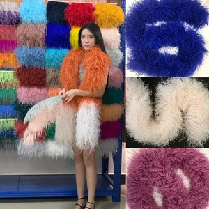 Colorful Feather Boas, 6.6ft Feather Boa for Women for Dancing