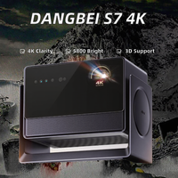 Nouveau Projecteur de Cinéma Maison Dangbei S7 Ultra Max 4K Laser Trichrome 5800 CVIA Zoom Compatible 3D, Projecteur Intelligent Original pour la Maison