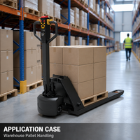 Kit de levier de puissance pour transpalette à batterie lithium 48V 10Ah, robuste, professionnel, pour la logistique d'entrepôt et la manutention des matériaux