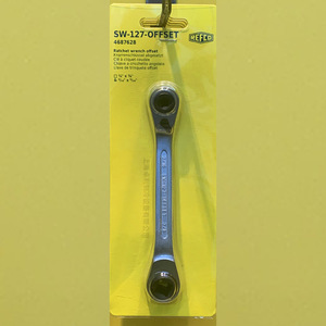Clé à cliquet Refco 3/8 x 1/2 pouce, qualité industrielle, mâchoire réglable dentée - Product Image 4
