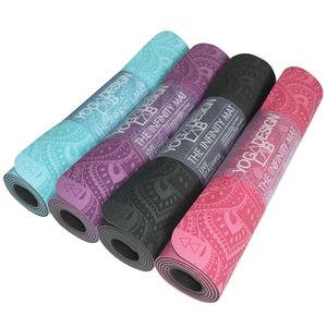 مخصص اليوغا تصميم مختبر إنفينيتي 5 مللي متر سميكة ماندالا نمط بو سجادة يوغا مطاطية الطبيعي - Product Image 1