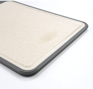 Planche à découper en acier inoxydable et paille de blé Planche à découper en acier inoxydable 304 Planche à découper double face 2 en 1 pour la cuisine - Product Image 6