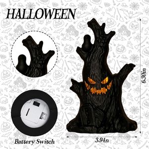 Lampada in Plastica 3D LED a Forma di Albero Spettrale per Halloween, Portatile, Miniatura, Paesaggio in Miniatura, Prezzo di Fabbrica, Novità 2026 - Product Image 2
