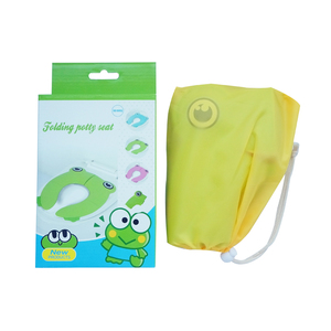 Siège d'apprentissage de la propreté pour bébé antidérapant, pliable, portable, réutilisable, en forme de grenouille, siège d'apprentissage de la propreté <span class=keywords><strong>MINI</strong></span> <span class=keywords><strong>WC</strong></span> pour les voyages - Product Image 5
