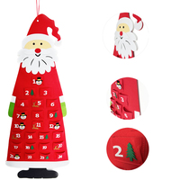 Kunde Filz Wandbehang Advents kalender Weihnachts baum für Weihnachts dekoration