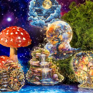 20 fogli/confezione per confezione di adesivi Wonderland serie Wonderland tema adesivi materiale decorativo 6 modelli - Product Image 2