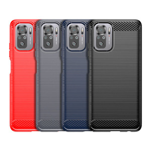 Pour <span class=keywords><strong>Redmi</strong></span> <span class=keywords><strong>Note</strong></span> 10Pro étui en TPU coque arrière en Fiber de carbone pour <span class=keywords><strong>Redmi</strong></span> <span class=keywords><strong>Note</strong></span> <span class=keywords><strong>10</strong></span> Pro 10S Lite coque de téléphone - Product Image 2