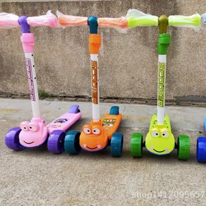 Scooter For Kids 3 Wheels Adjustable Height With Lights Toy For 2-4 Years - Product Image 1