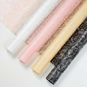 Nouveauté 2024, papier d'emballage pour bouquet de fleurs en plastique OPP de luxe, imperméable, pour fleuristes - Product Image 1