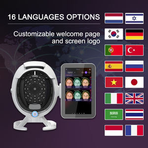 Système de diagnostic cutané intelligent portable à bas prix, analyseur facial, analyse de la santé de la peau du visage - Product Image 3