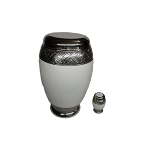 Urnas de cremación de Metal de estilo americano de calidad superior Venta caliente Urnas de cenizas conmemorativas funerarias para decoraciones de servicios de entierro - Product Image 2