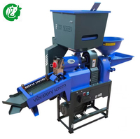 Multifunktionale Reismühle mit Motorantrieb 3,3KW Leistung 300kg/h Kapazität All-in-One-Maschine zum Zerkleinern, Steinentfernung und Vibrationsreduzierung