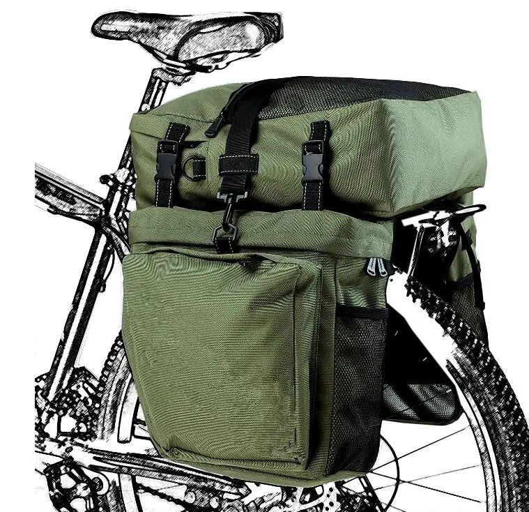 旅行やスポーツ用の新着自転車サドルバッグ防水自転車フレームバッグ