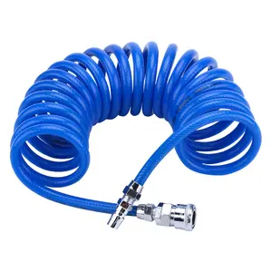 Pneumatics Flexcoil Polyurethane Coiled PU Spiral Hose Coil flexible Spring Tube