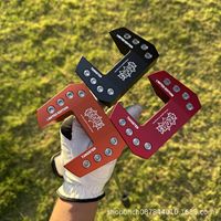 Putter de golf en aluminium style BOOM 6063, lesté au tungstène, design équilibré, 34-35 pouces, type mallet