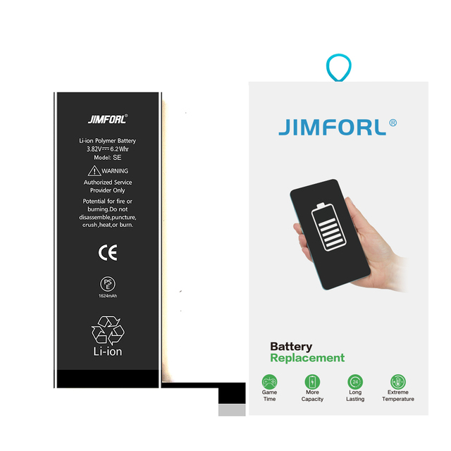 OEM Grade Original Replacement Battery for iPhone SE 2016/2020 0 Cycle Fast-Charge Ready External Upgrade for Mobile Phone Use