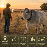 Traceur GPS pour animaux G21, compact et élégant, suivi de localisation précis, historique de 90 jours, alertes de franchissement de géofences