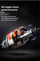 Pistola de lavagem de carro, sem fio, portátil, alta pressão, elétrica, com bateria recarregável, com gerador de espuma