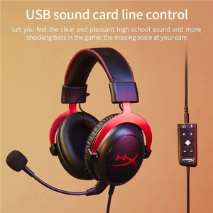 Cuffie <span class=keywords><strong>Gaming</strong></span> Cablate <span class=keywords><strong>HyperX</strong></span> Cloud 2 II con Driver Dinamico, Audio Surround HiFi 7.1 e Microfono per PC/PS4 - Product Image 4