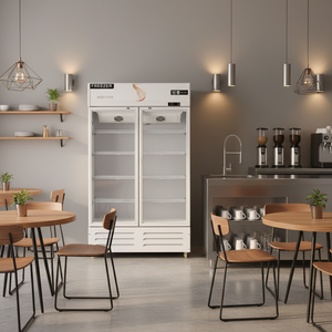 <span class=keywords><strong>Congélateur</strong></span> Commercial à Boissons et Bières à Affichage Numérique, Refroidissement par Air, Sans Givre, Vente Directe Usine, Prix Compétitifs, Couleurs Variées - Product Image 2