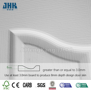JHK-S08 Puerta de apartamento de diseño Sapelli Puerta de chapa de madera en Brasil - Product Image 3