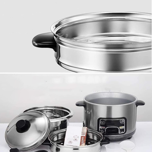 2.2L 900W Cuiseur à riz électrique Revêtement antiadhésif Cylindre domestique Pot intérieur en fer blanc Système de chauffage domestique <span class=keywords><strong>non</strong></span> électrique Cuisine - Product Image 5