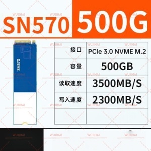 Unidades de Disco Duro M.<span class=keywords><strong>2</strong></span> NVME para Computadora de Escritorio y Portátil, Unidad de Estado Sólido SN570, Nueva, 500 GB - Product Image 2