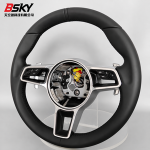 Volante de Cuero de Alta Calidad Compatible con Panamera, Boxster, Taycan, <span class=keywords><strong>Carrera</strong></span> <span class=keywords><strong>GT</strong></span> 912, 914, 918, <span class=keywords><strong>924</strong></span>, 928, 930, 959, 968 - Product Image 6