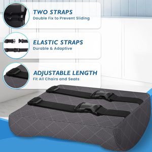 Cojín de soporte Lumbar de espuma viscoelástica, almohada ortopédica con <span class=keywords><strong>respaldo</strong></span> <span class=keywords><strong>para</strong></span> asiento de coche, <span class=keywords><strong>silla</strong></span> de oficina - Product Image 4