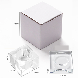 Recipiente de Cristal con Tapa para Líquidos de Uñas, Soporte para Líquido Acrílico para Salón de Manicura - Product Image 5
