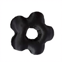 Oreiller rond lisse avec trou pour le piercing d'oreille, personnalisé avec logo, pour avion et sommeil, protège du mal de cou et des douleurs d'oreille