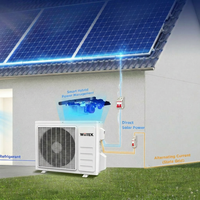 Climatiseur solaire R32 puissant et flexible à conception séparée, 12000 BTU, à onduleur, économe en énergie, contrôlé par application