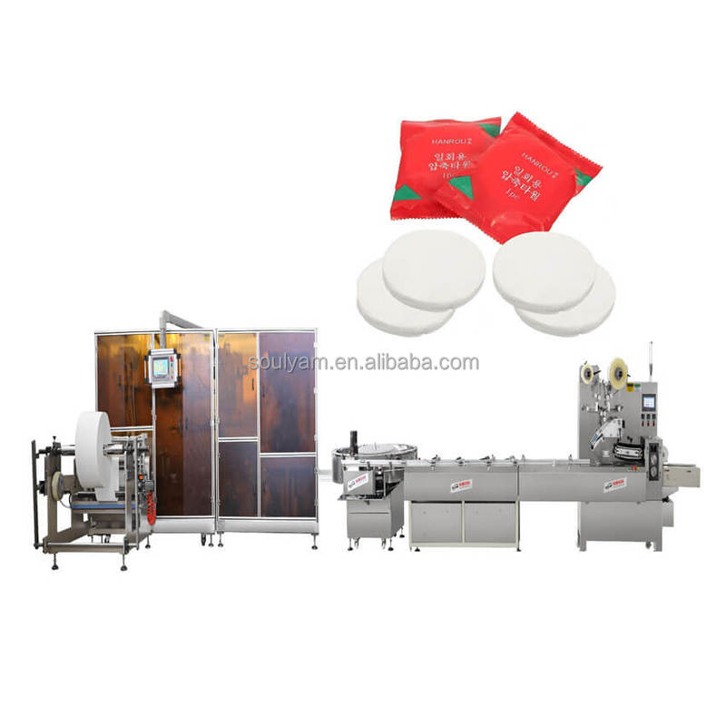 Automatic Disposable Compressed Towel Machine Cotton
