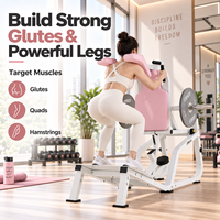 Machine multifonctionnelle de renforcement musculaire pour femmes, avec acier renforcé, pour le renforcement des fessiers, les squats, l'entraînement des cuisses internes et du dos, usage domestique