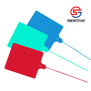 ST8041 Sceau <span class=keywords><strong>de</strong></span> sécurité jetable à faible coût pour colis postaux 250 mm Sceau <span class=keywords><strong>de</strong></span> sécurité pour bagages Verrouillage en plastique Étiquette <span class=keywords><strong>de</strong></span> sécurité - Product Image 4