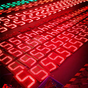 Commercio all'ingrosso Hidly LED Number Price Display Italic 12 pollici Green LED 7 Segment Number Board - Product Image 6