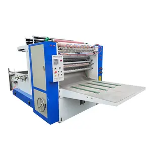 Fully automatic facial tissue paper making and packaging machine production line