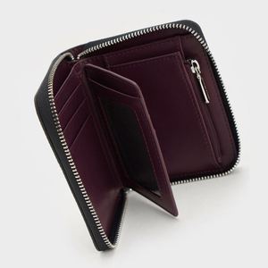 Luxury PU Leather <b>Ladies</b> <b>Purse</b> Custom Logo Women <b>Wallets</b> Budget Binder <b>Wallet</b> Pouch Anti-Theft Nylon Lining Short Cover Closure - Product Image 2