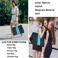 Grand sac fourre-tout isotherme et résistant à l'eau pour femme, sac à bandoulière polyvalent à ouverture facile, idéal pour le printemps, l'été, les voyages et la plage