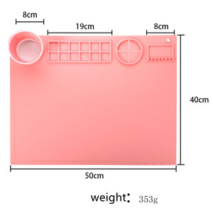 สินค้าใหม่ 2024 ซิลิโคนวาด<span class=keywords><strong>ภาพ</strong></span> Art Mat หัตถกรรมสีทําความสะอาดง่ายซิลิโคนหัตถกรรม Mat ถ้วย<span class=keywords><strong>ภาพ</strong></span>วาด Art Mat - Product Image 2