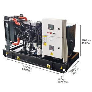 Open Type Backup <b>Generator</b> 20kva 16kw 3 Phase 400/230V 50Hz for Farms Community Camping ISO CE Certificate WP2.3D25E200 Compact - Product Image 5